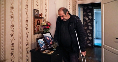 Guram Gamezardashvili, father of the deceased miner, Pavle Gamezardashvili