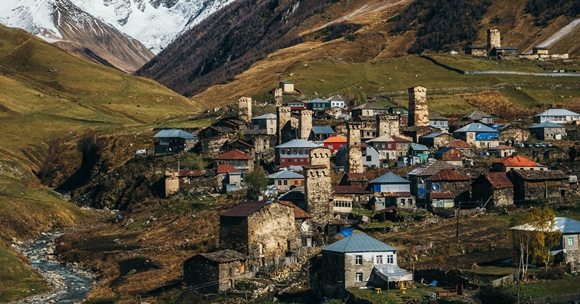Village Ushguli, Upper Svaneti